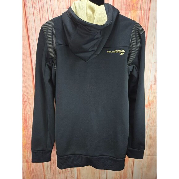 Purdue Boilermakers Nike Dri-Fit Full-Zip Hoodie Medium Black Polyester Jacket - Picture 2 of 10